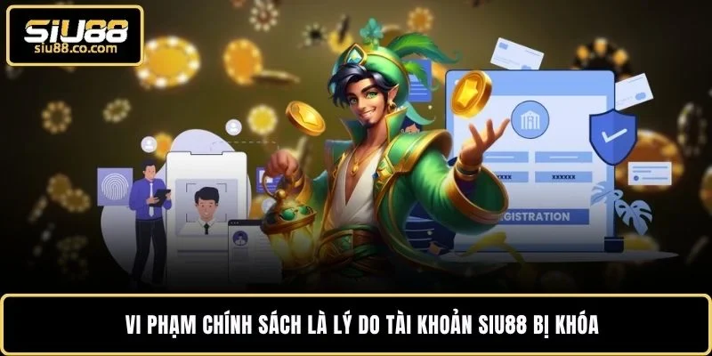 Vi phạm chính sách là lý do tài khoản SIU88 bị khóa